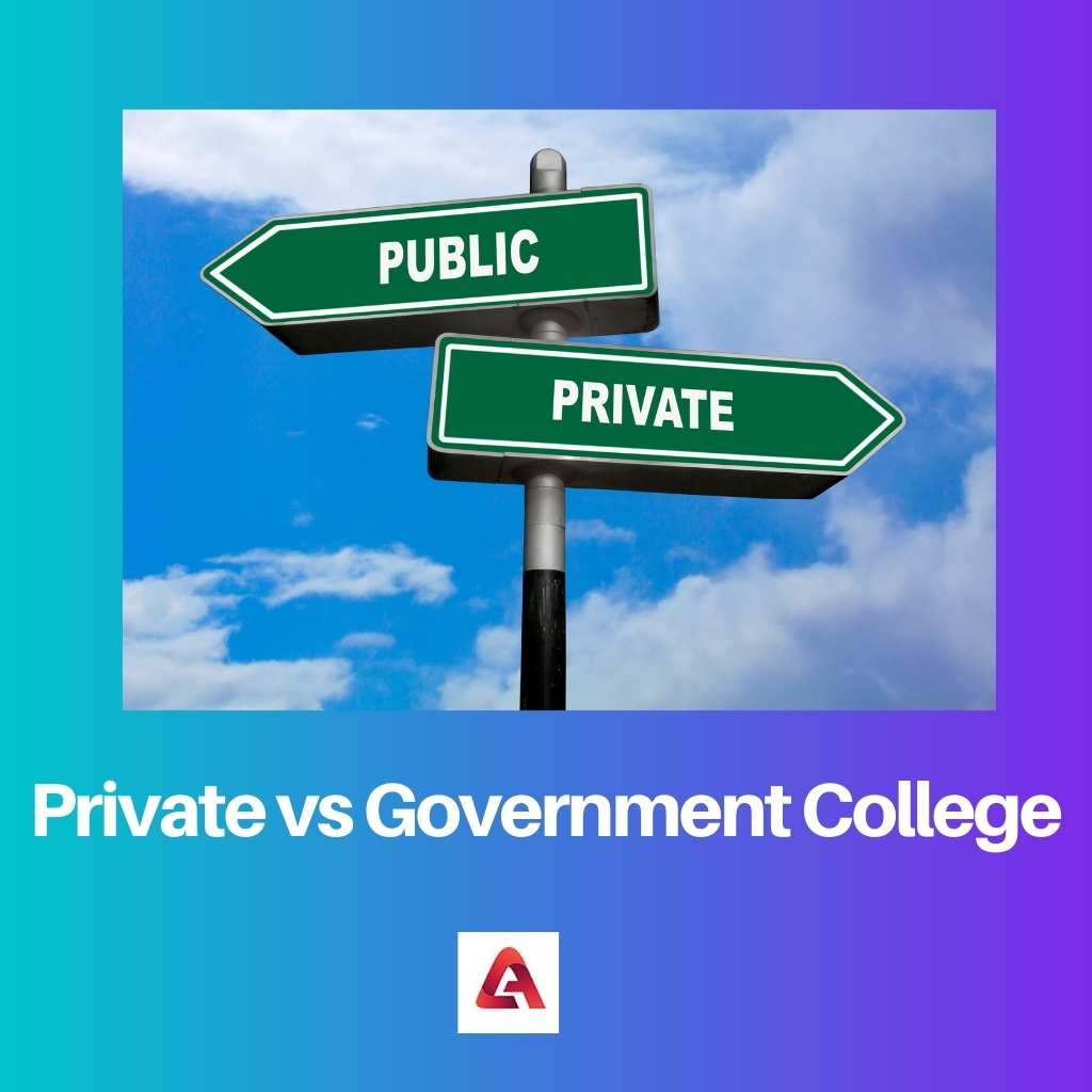 Private vs Government College