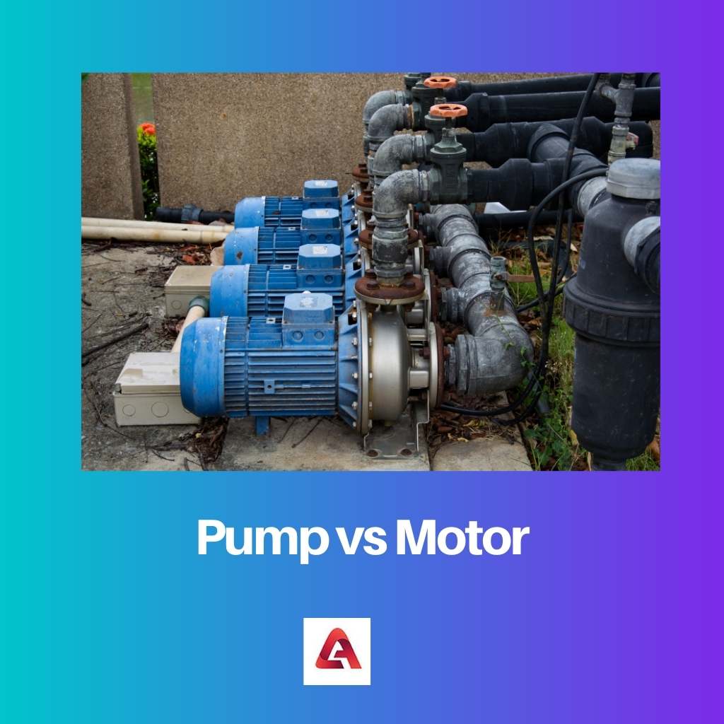 Pump vs Motor