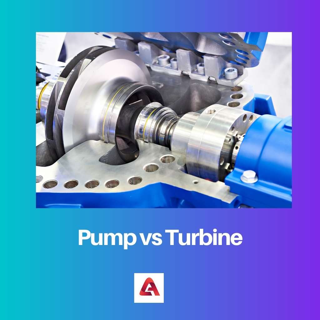 Pump vs Turbine