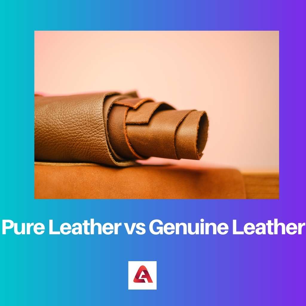 Pure Leather vs Genuine Leather