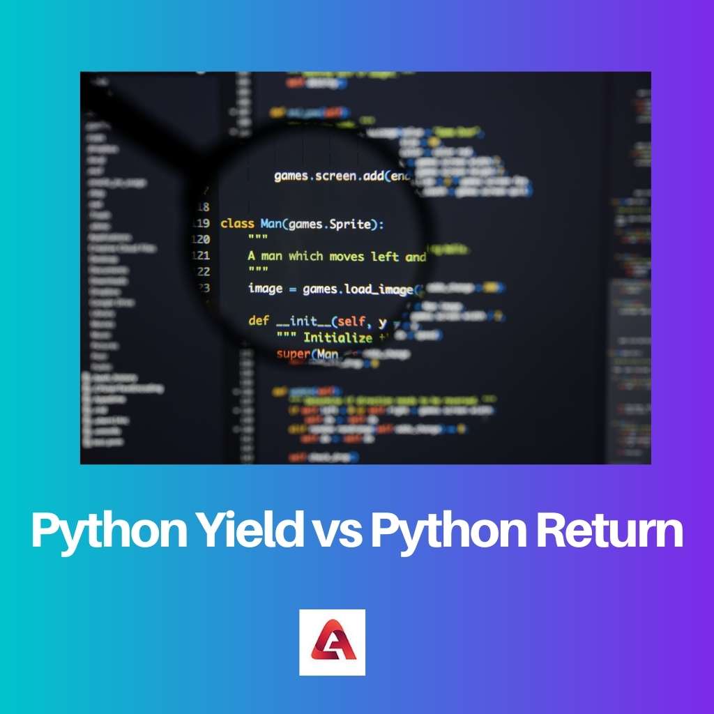 Python Yield vs Python Return