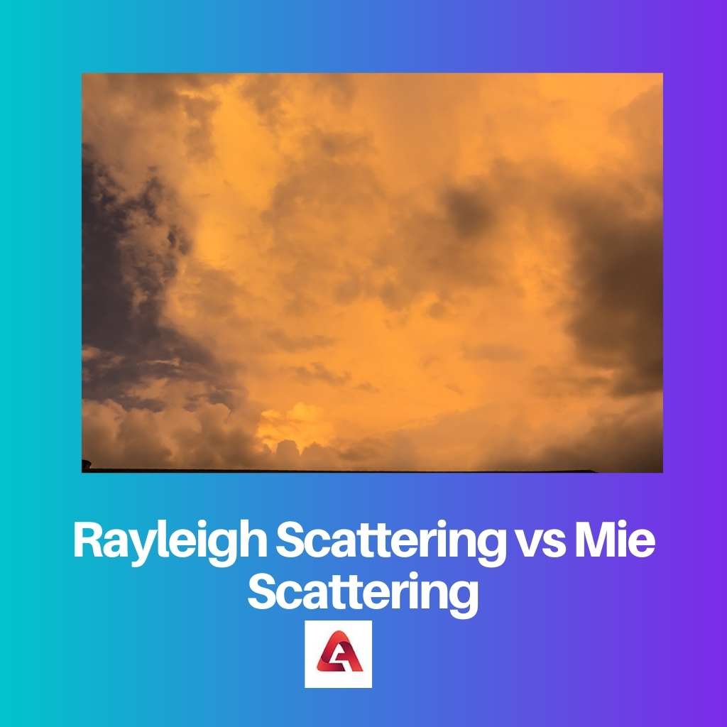 Rayleigh Scattering vs Mie Scattering