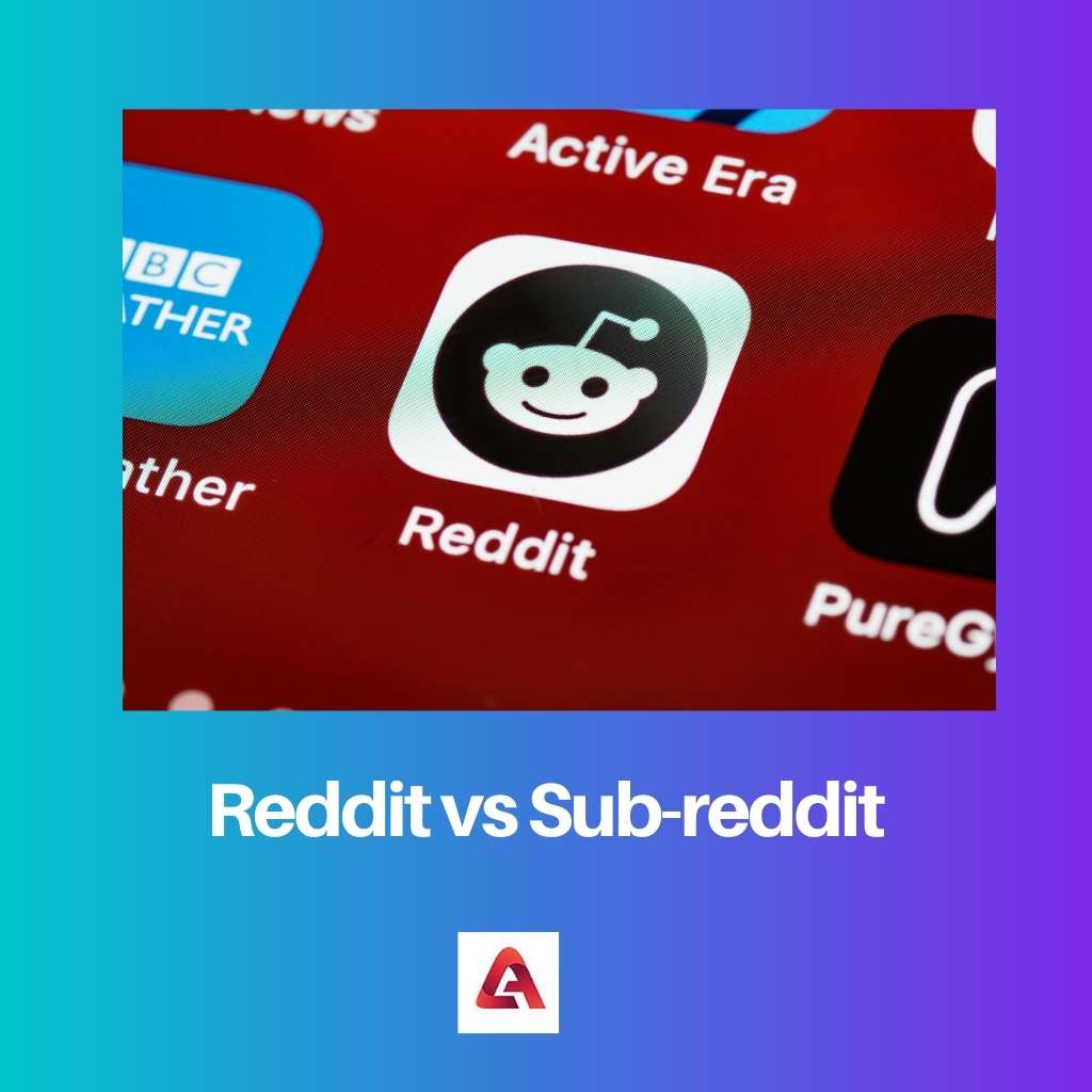Reddit vs Sub reddit