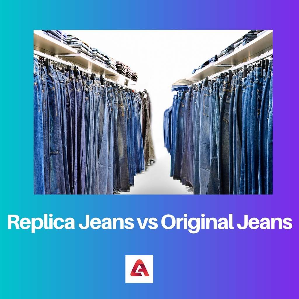 Replica Jeans vs Original Jeans