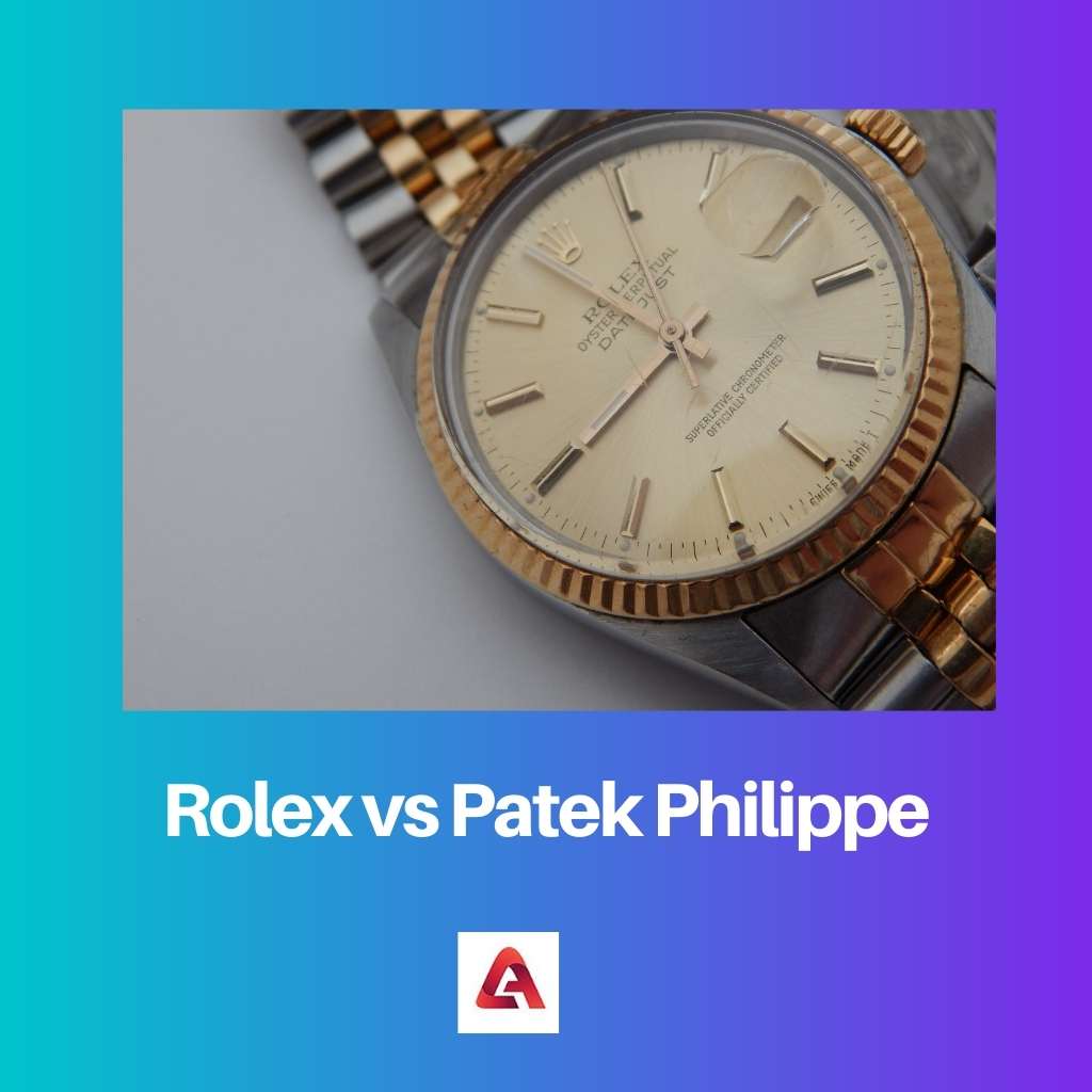 Rolex vs Patek Philippe