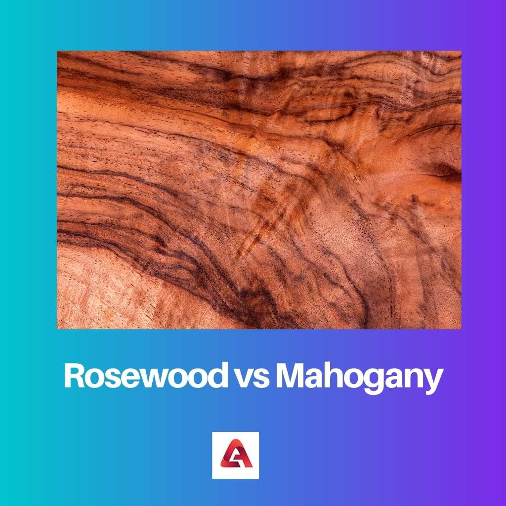 Rosewood vs Mahogany