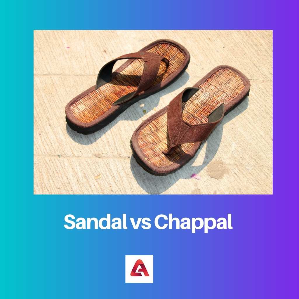 Sandal vs Chappal