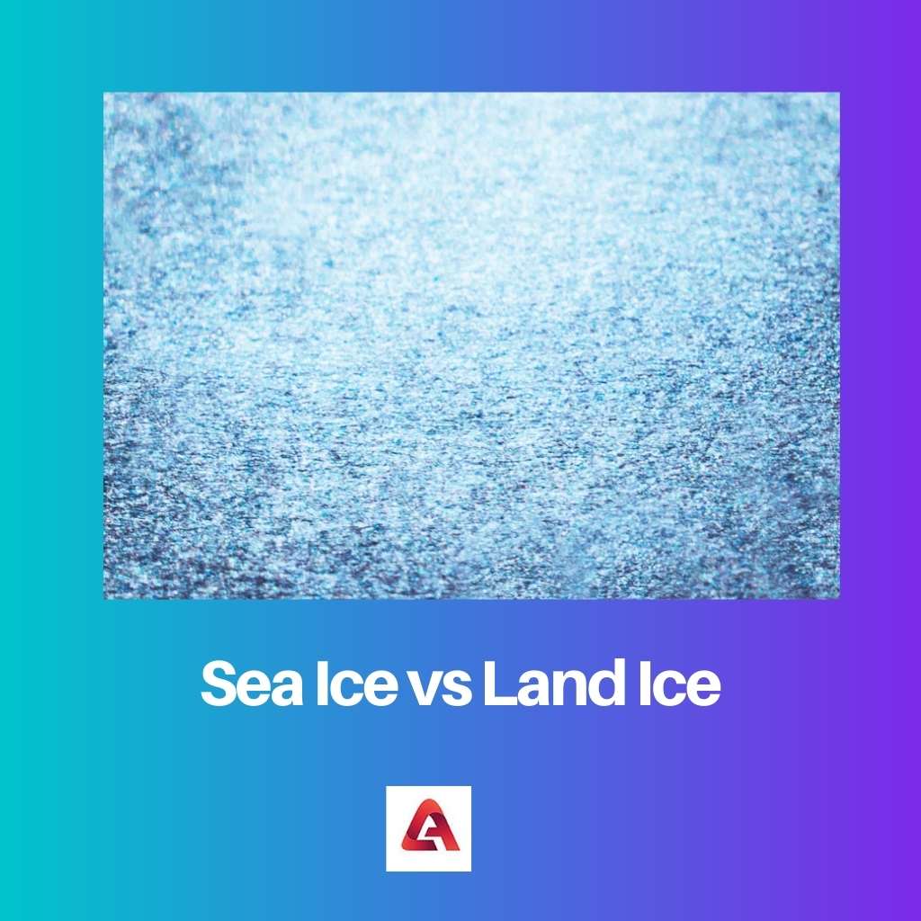 Sea Ice vs Land Ice