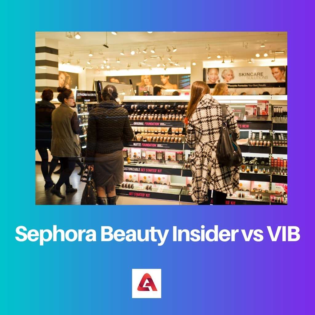 Sephora Beauty Insider vs VIB