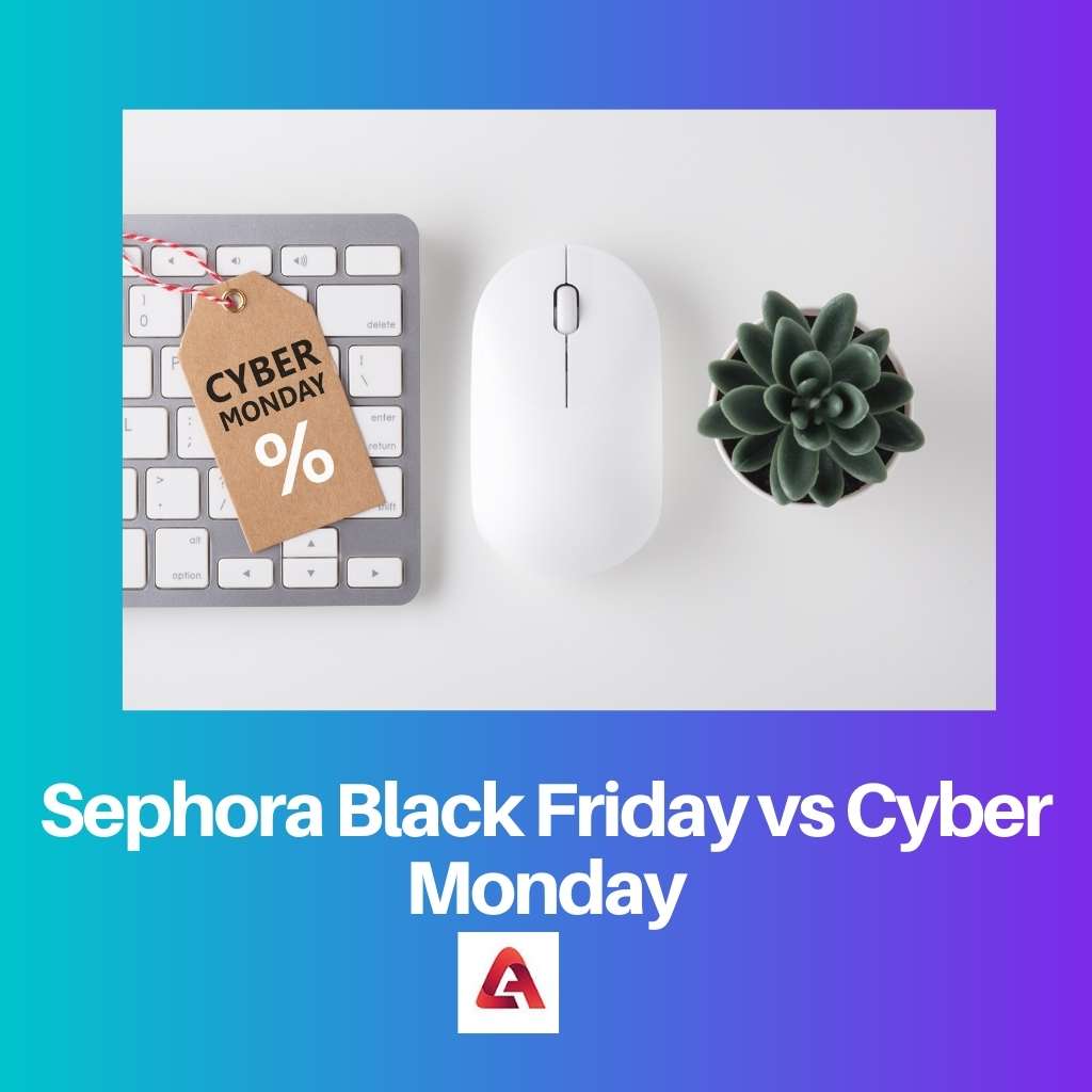 Sephora Black Friday vs Cyber Monday