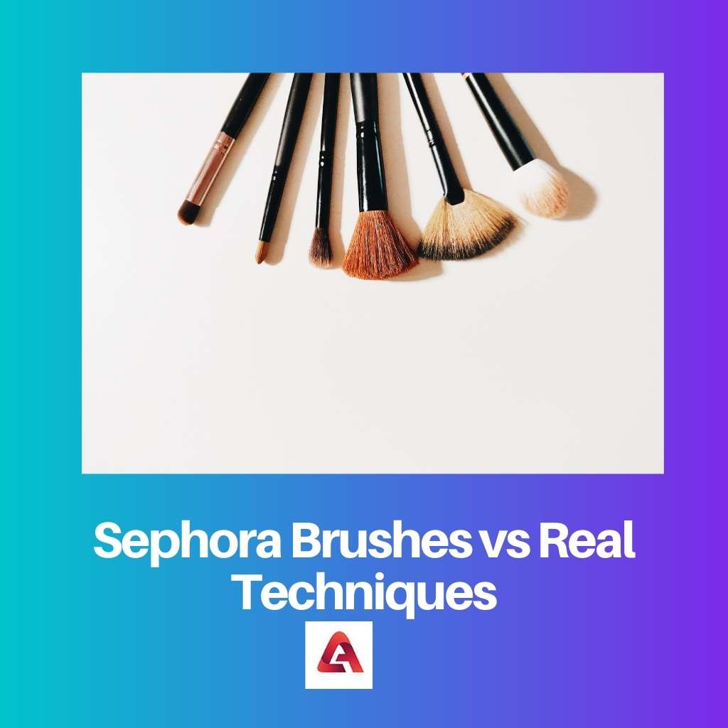 Sephora Brushes vs Real Techniques