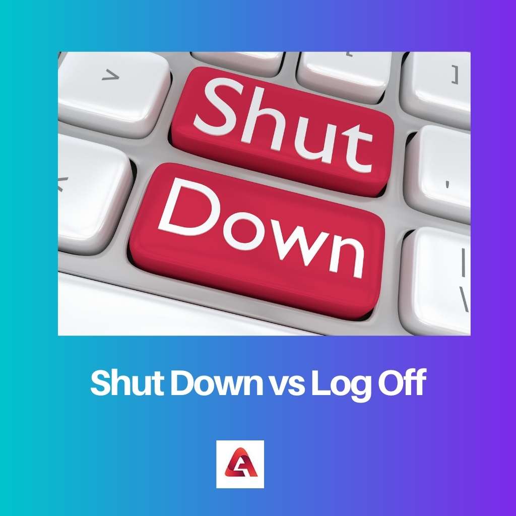 Shut Down vs Log Off