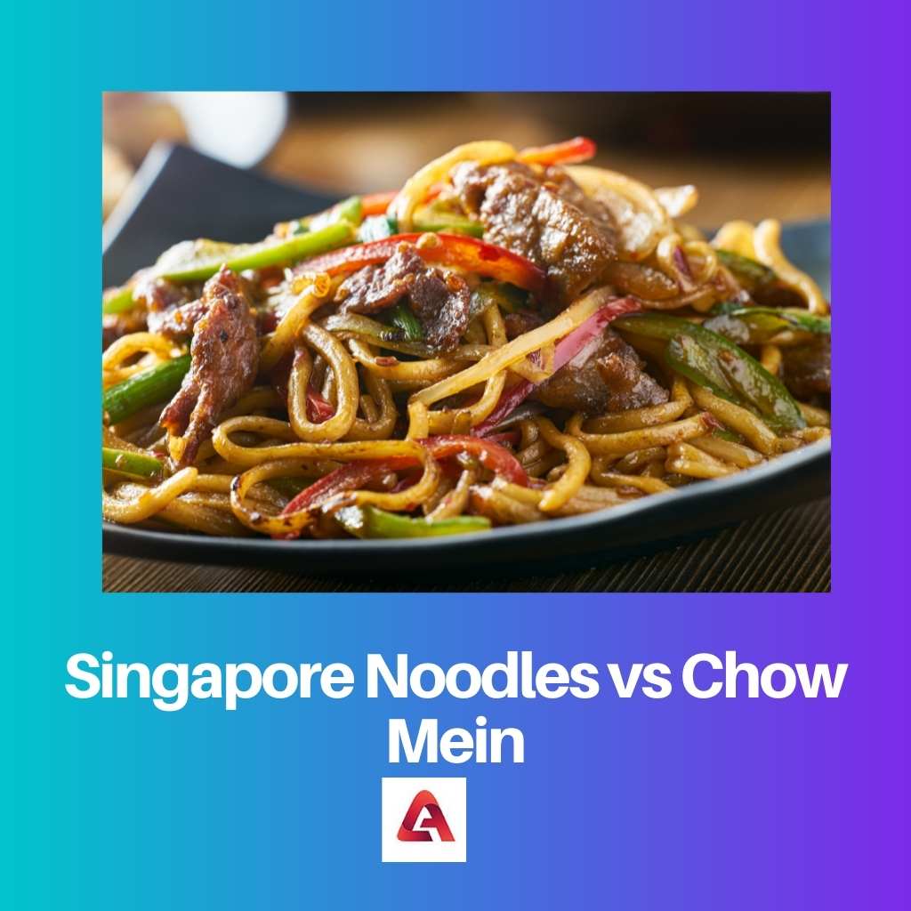 Singapore Noodles vs Chow Mein