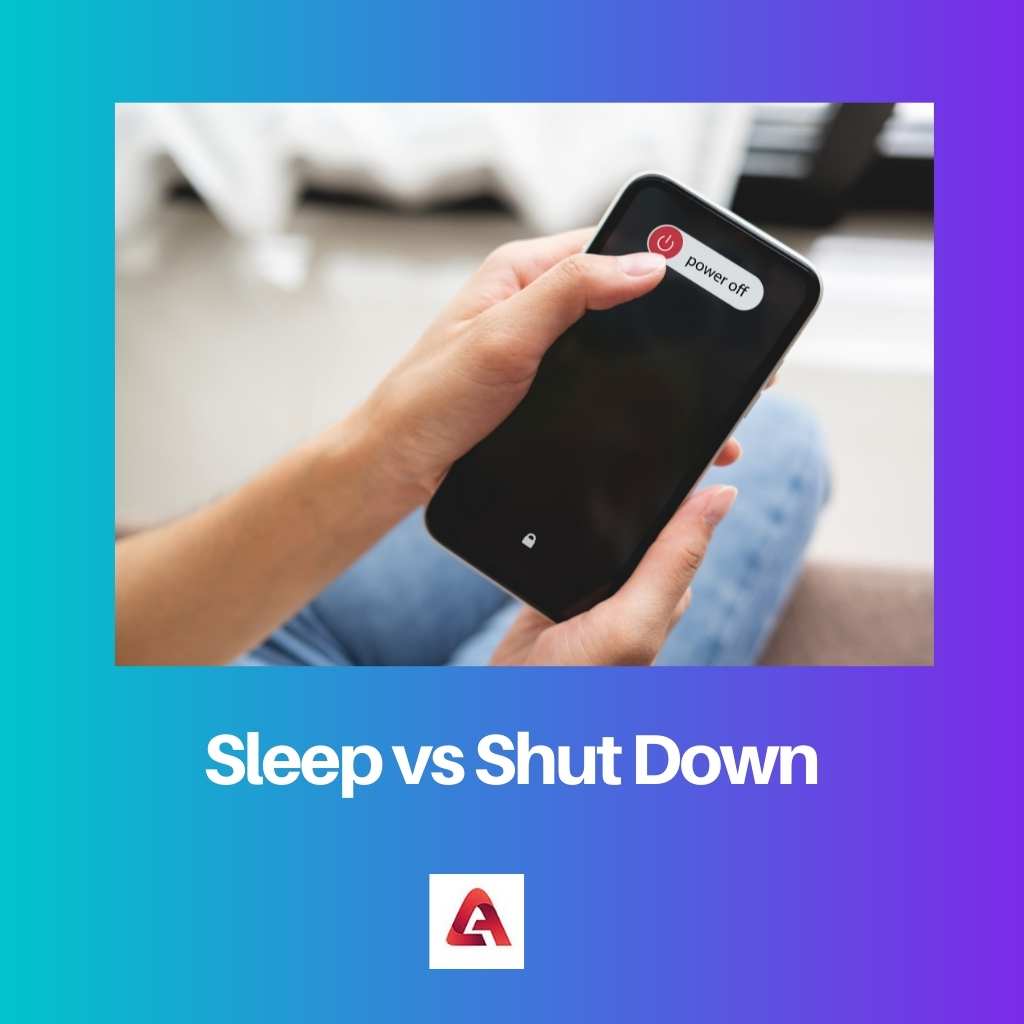 Sleep vs Shut Down