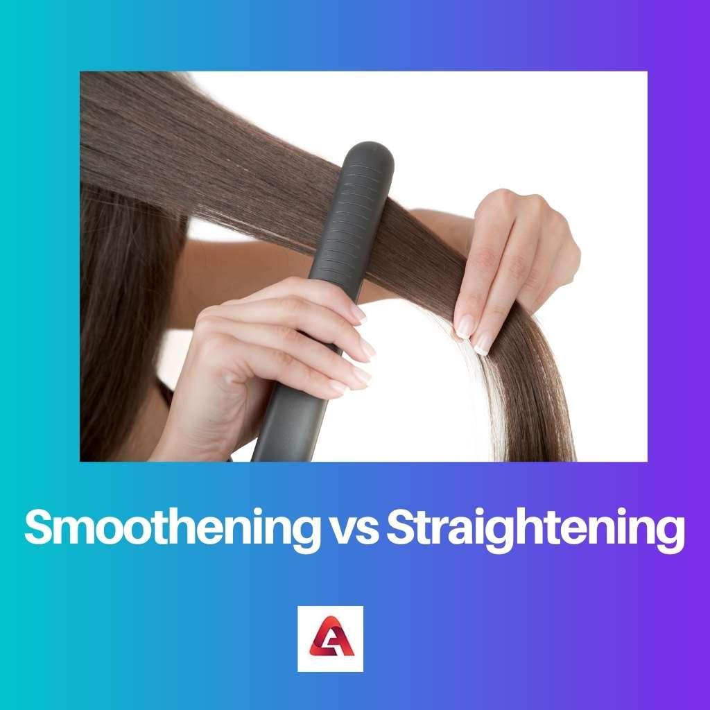 Smoothening vs Straightening
