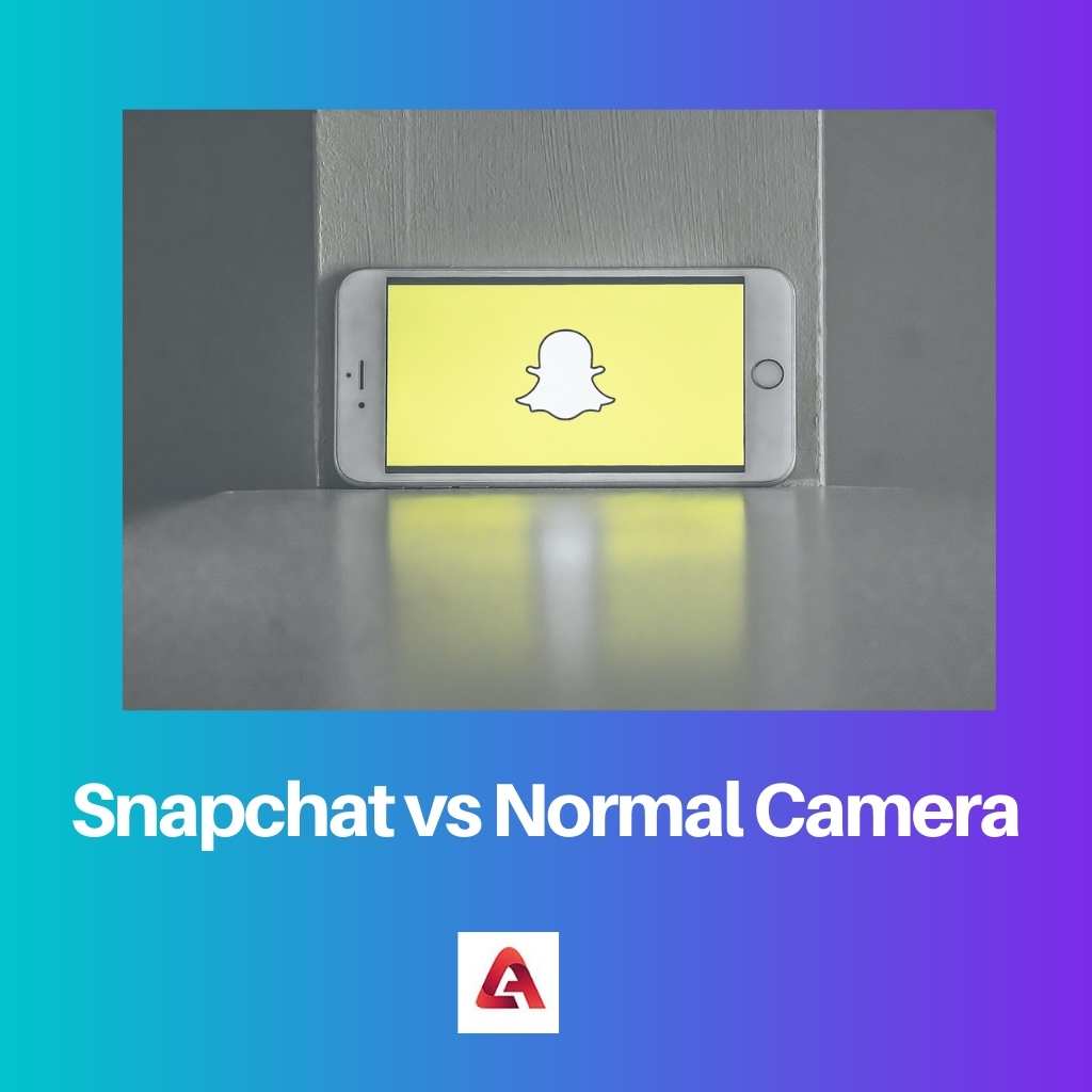 Snapchat vs Normal Camera