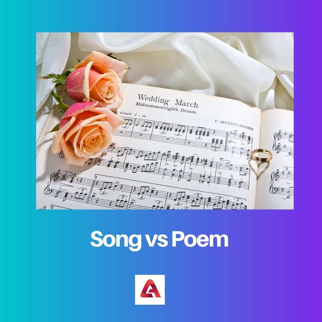 Song vs Poem