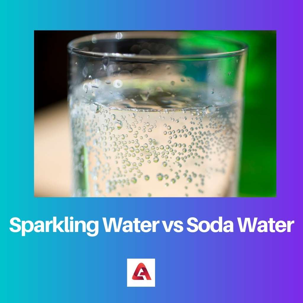 Sparkling Water vs Soda Water