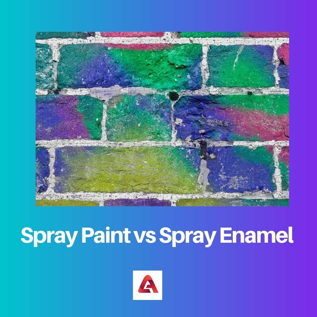 Spray Paint vs Spray Enamel