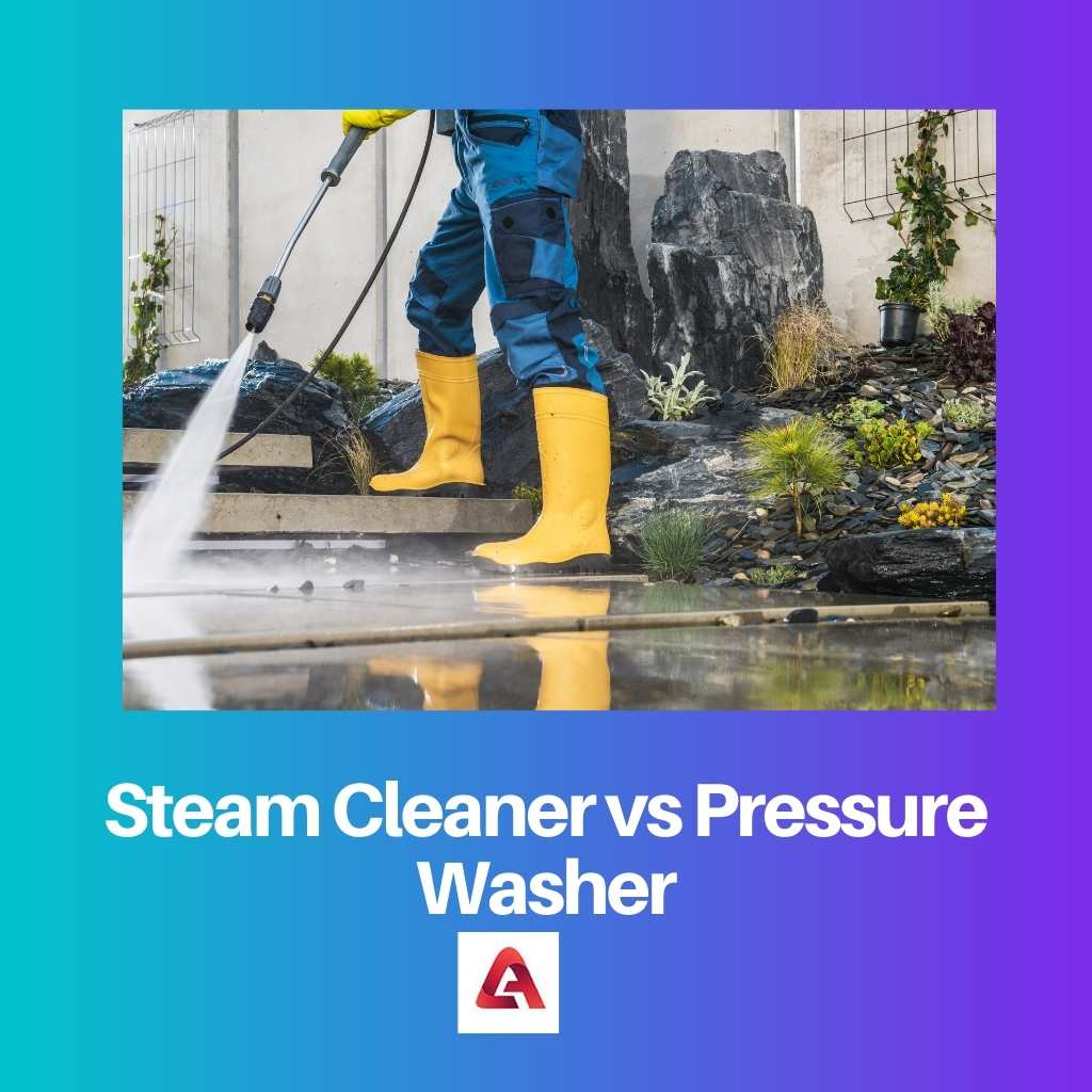 Steam Cleaner vs Pressure Washer