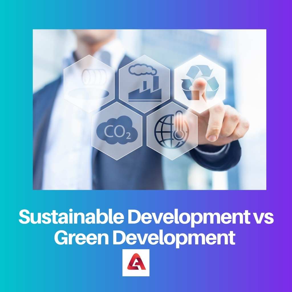 Sustainable Development vs Green Development