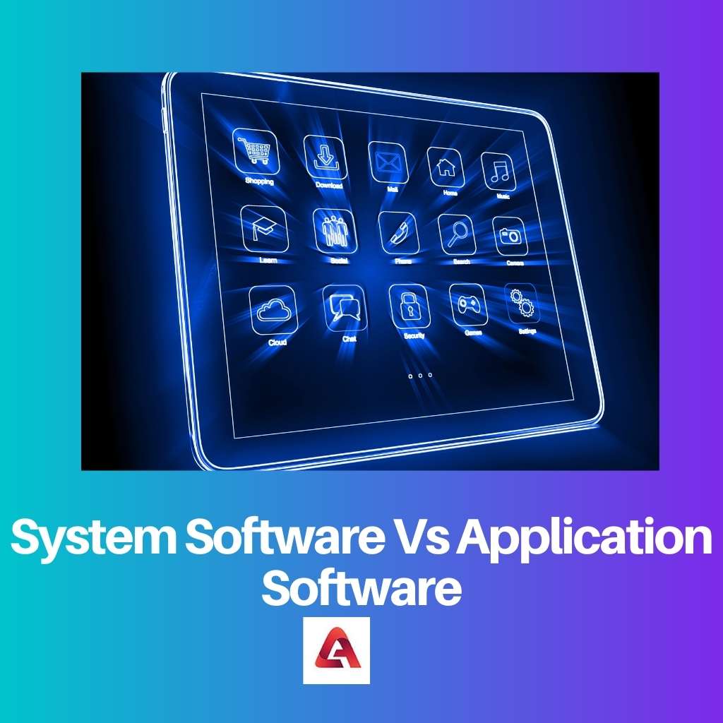 System Software Vs Application Software