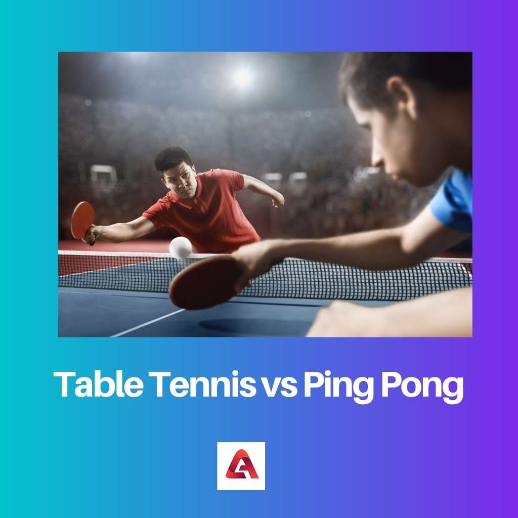 Table Tennis vs Ping Pong