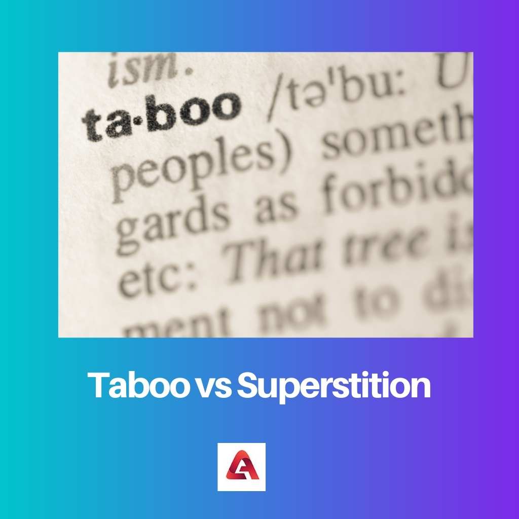 Taboo vs Superstition