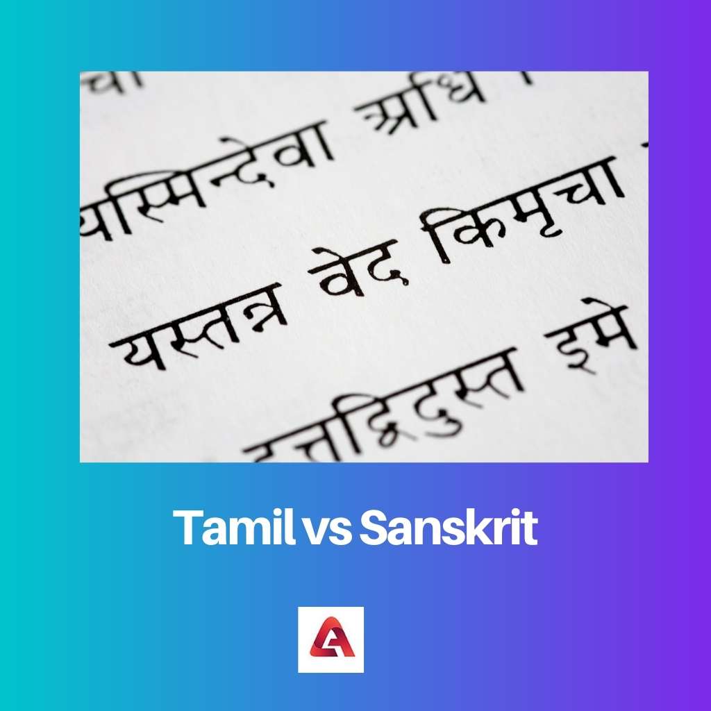Tamil vs Sanskrit