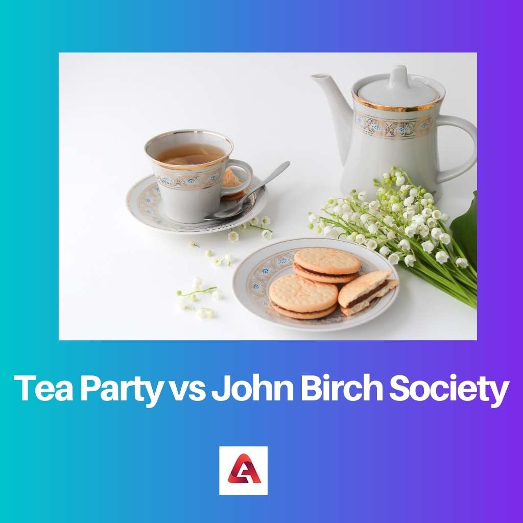 Tea Party vs John Birch Society