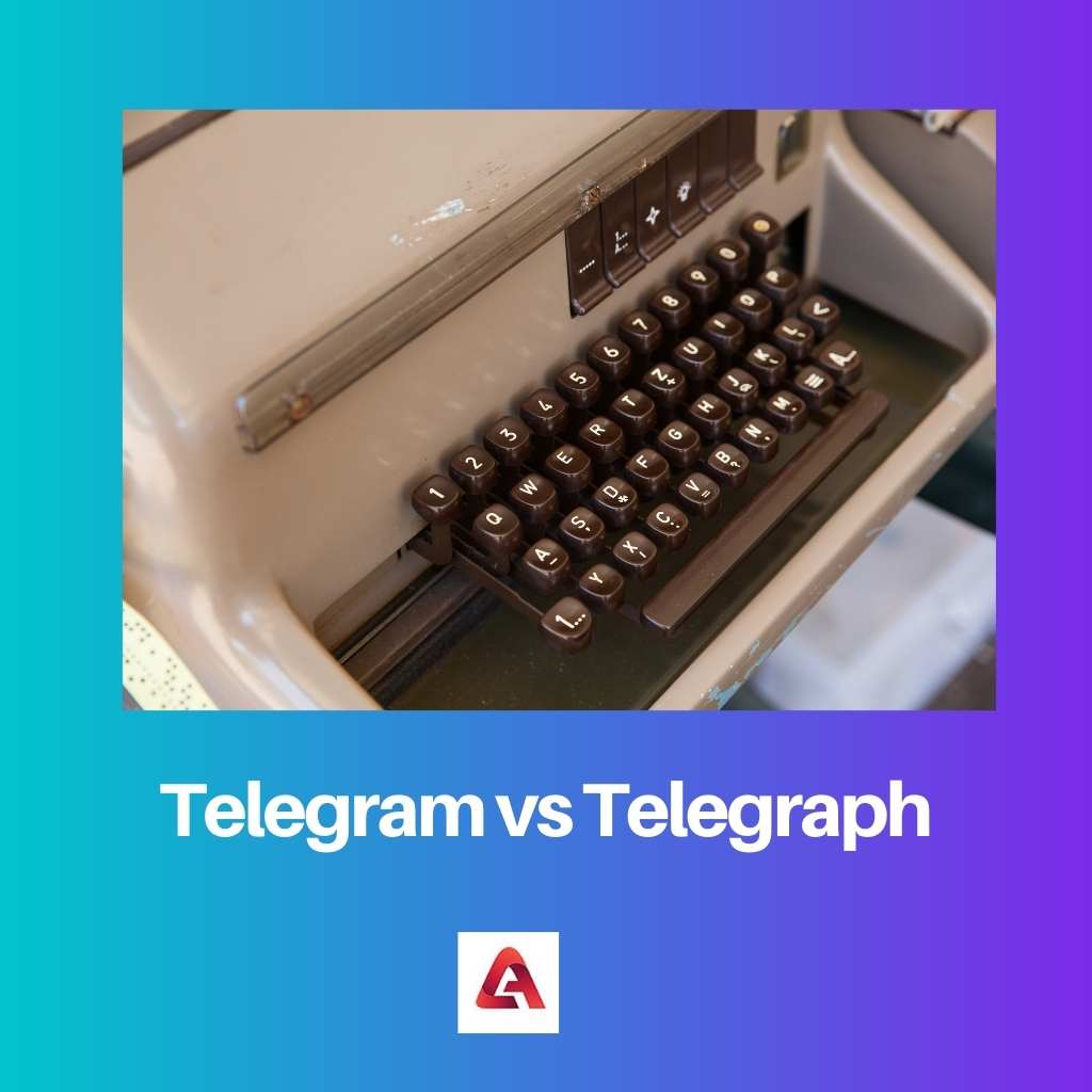 Telegram vs Telegraph