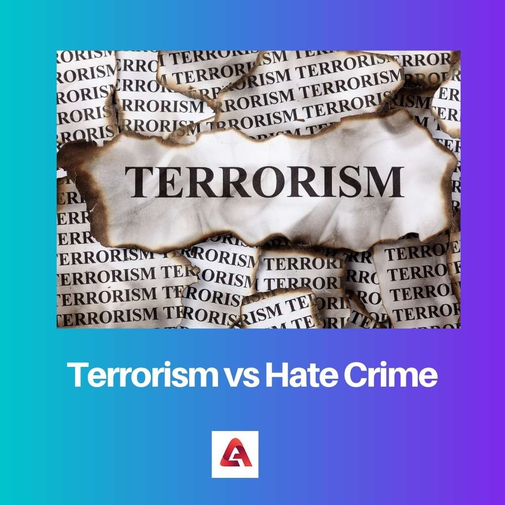Terrorism vs Hate Crime
