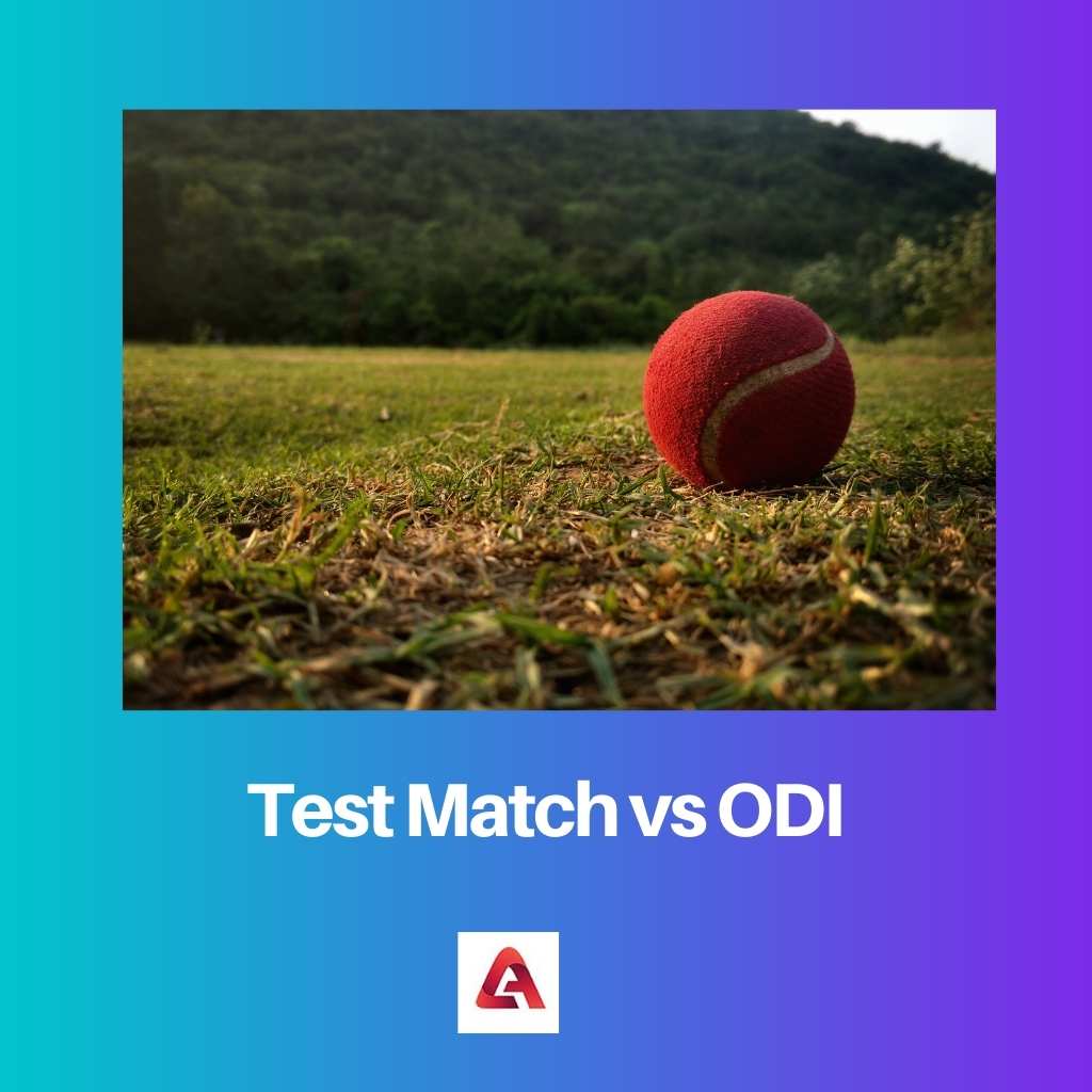 Test Match vs ODI