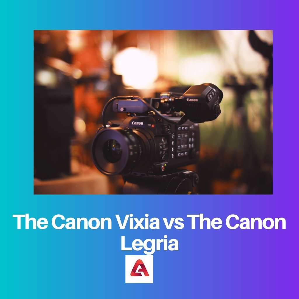 The Canon Vixia vs The Canon Legria