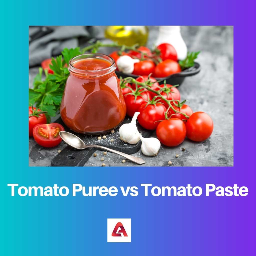 Tomato Puree vs Tomato Paste
