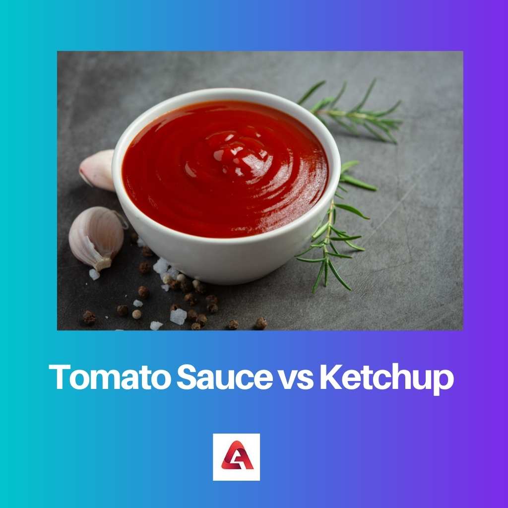 Tomato Sauce vs Ketchup
