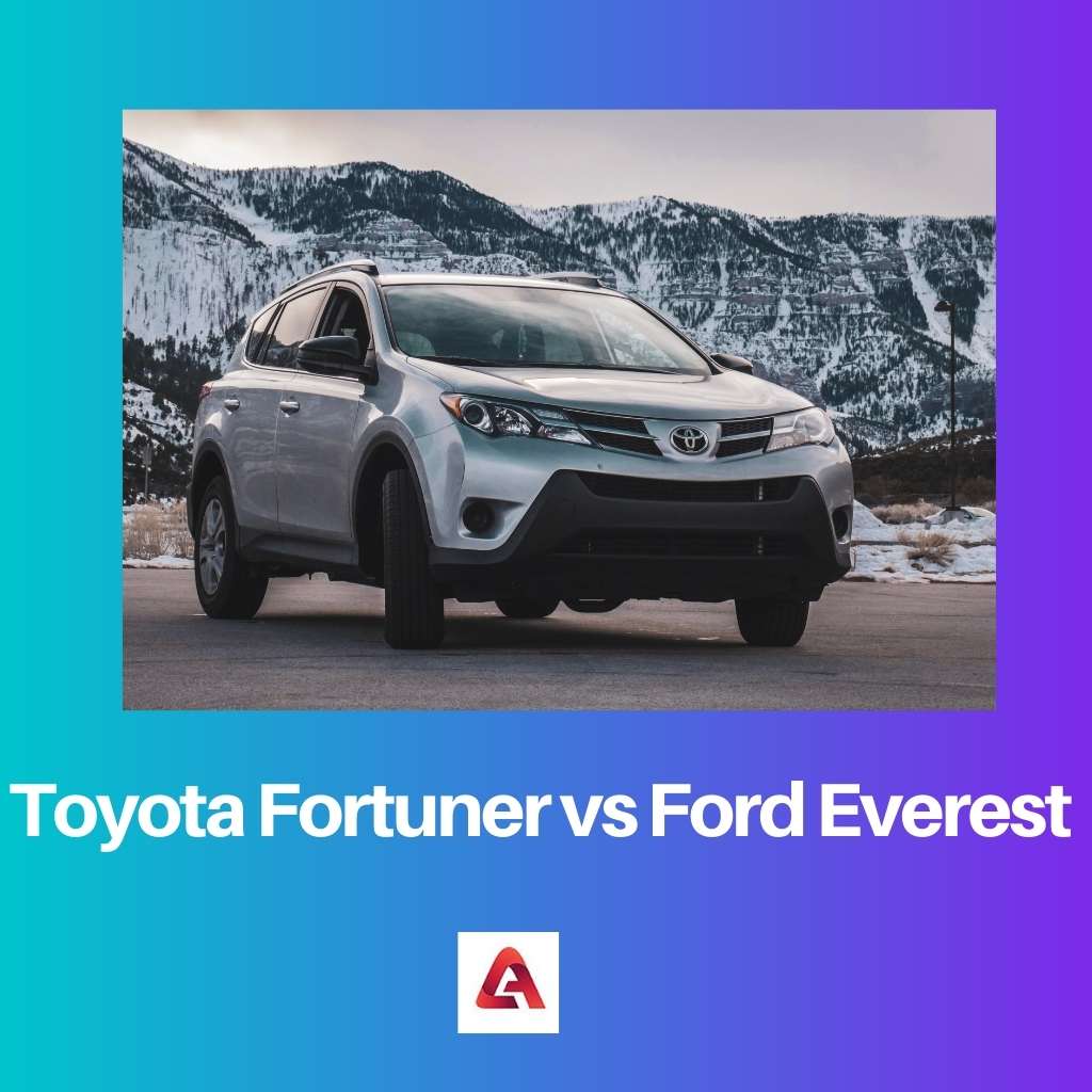 Toyota Fortuner vs Ford Everest