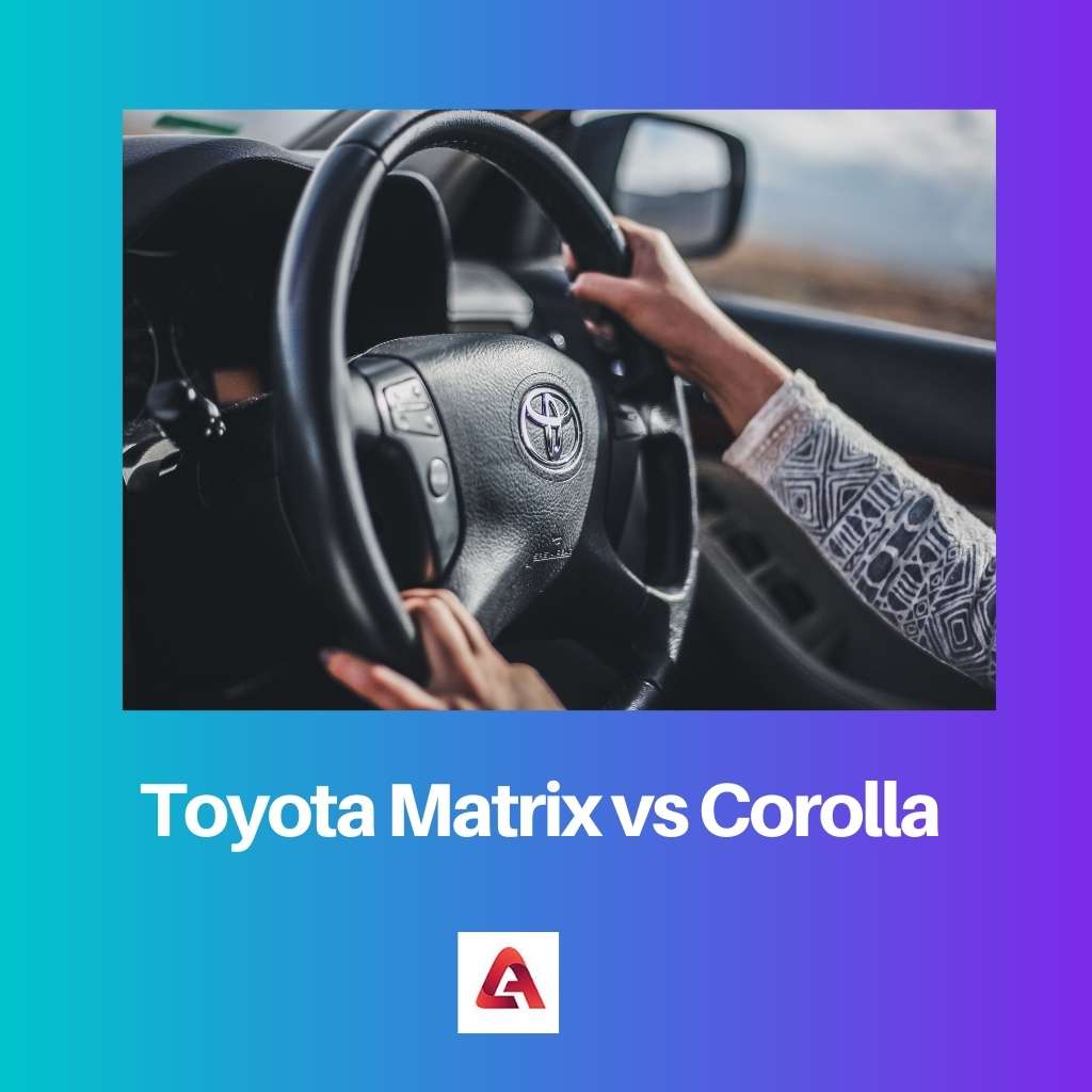 Toyota Matrix vs Corolla