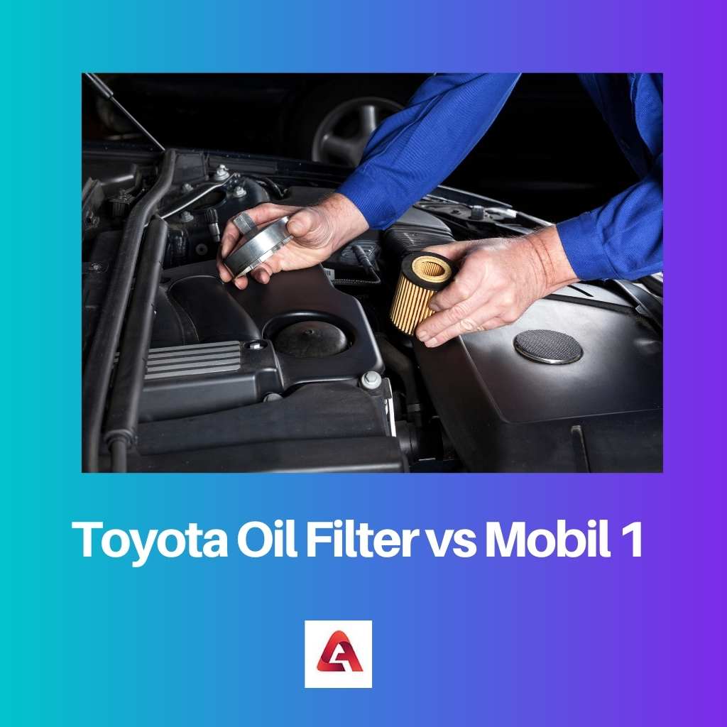 Toyota Oil Filter vs Mobil 1