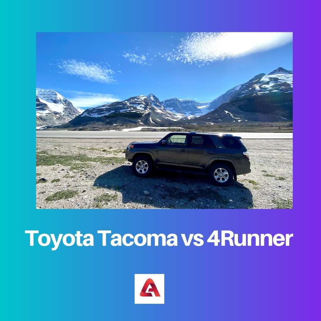 Toyota Tacoma vs 4Runner
