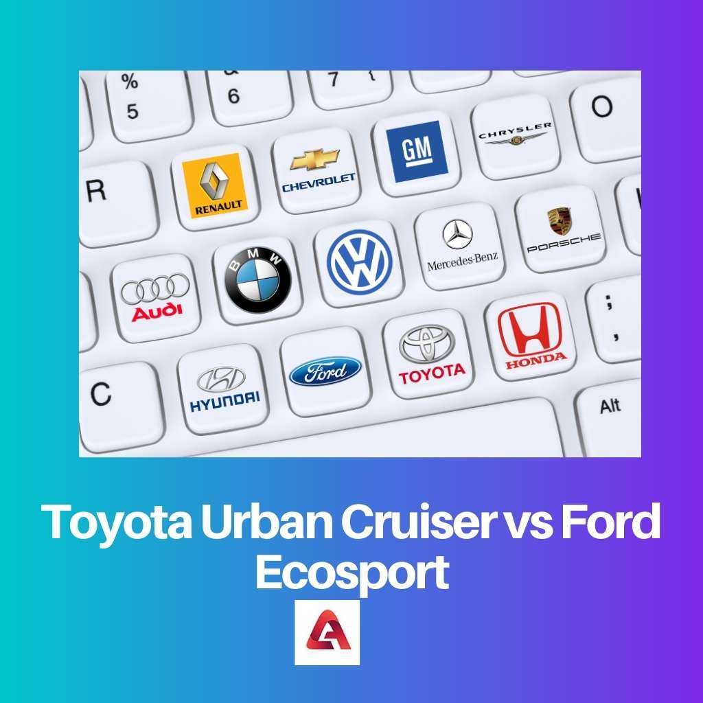 Toyota Urban Cruiser vs Ford Ecosport