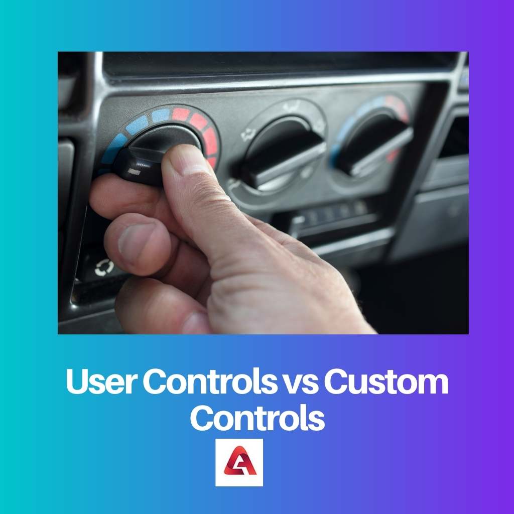 User Controls vs Custom Controls