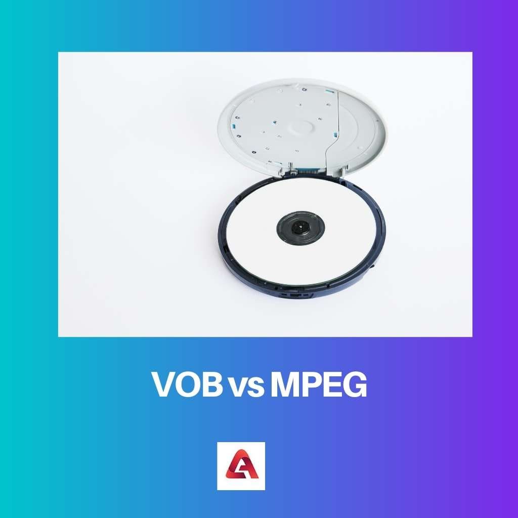 VOB vs MPEG