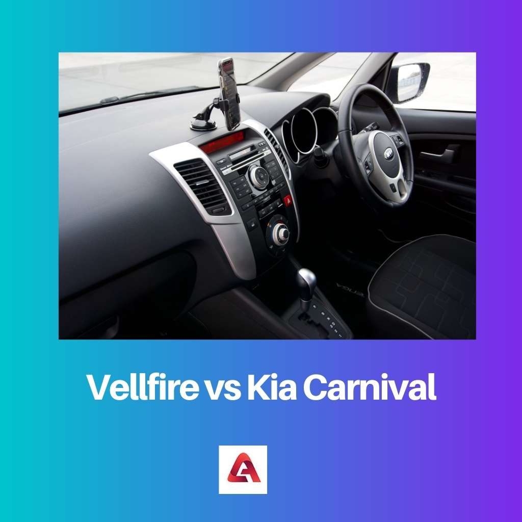 Vellfire vs Kia Carnival
