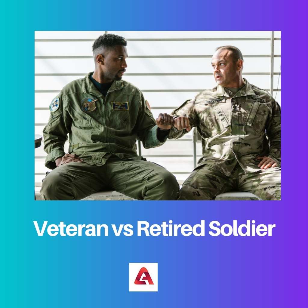 Veteran vs Retired Soldier