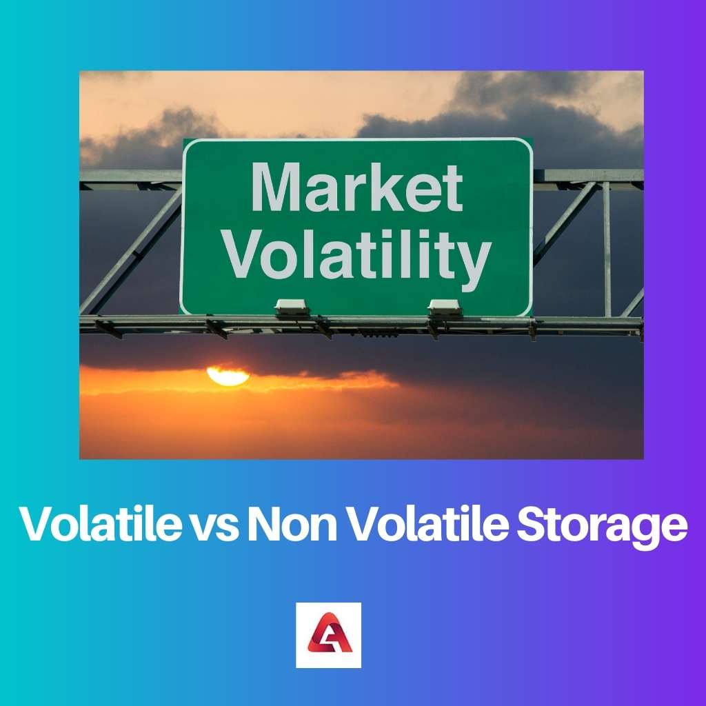 Volatile vs Non Volatile Storage