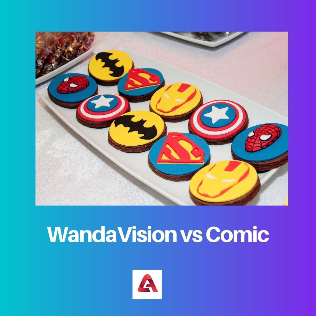 WandaVision vs Comic