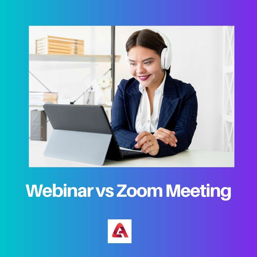 Webinar vs Zoom Meeting