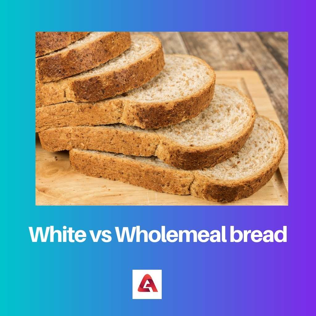 White vs Wholemeal bread