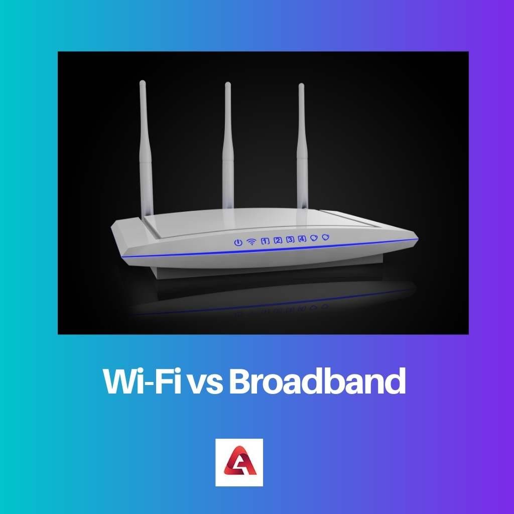 Wi Fi vs Broadband